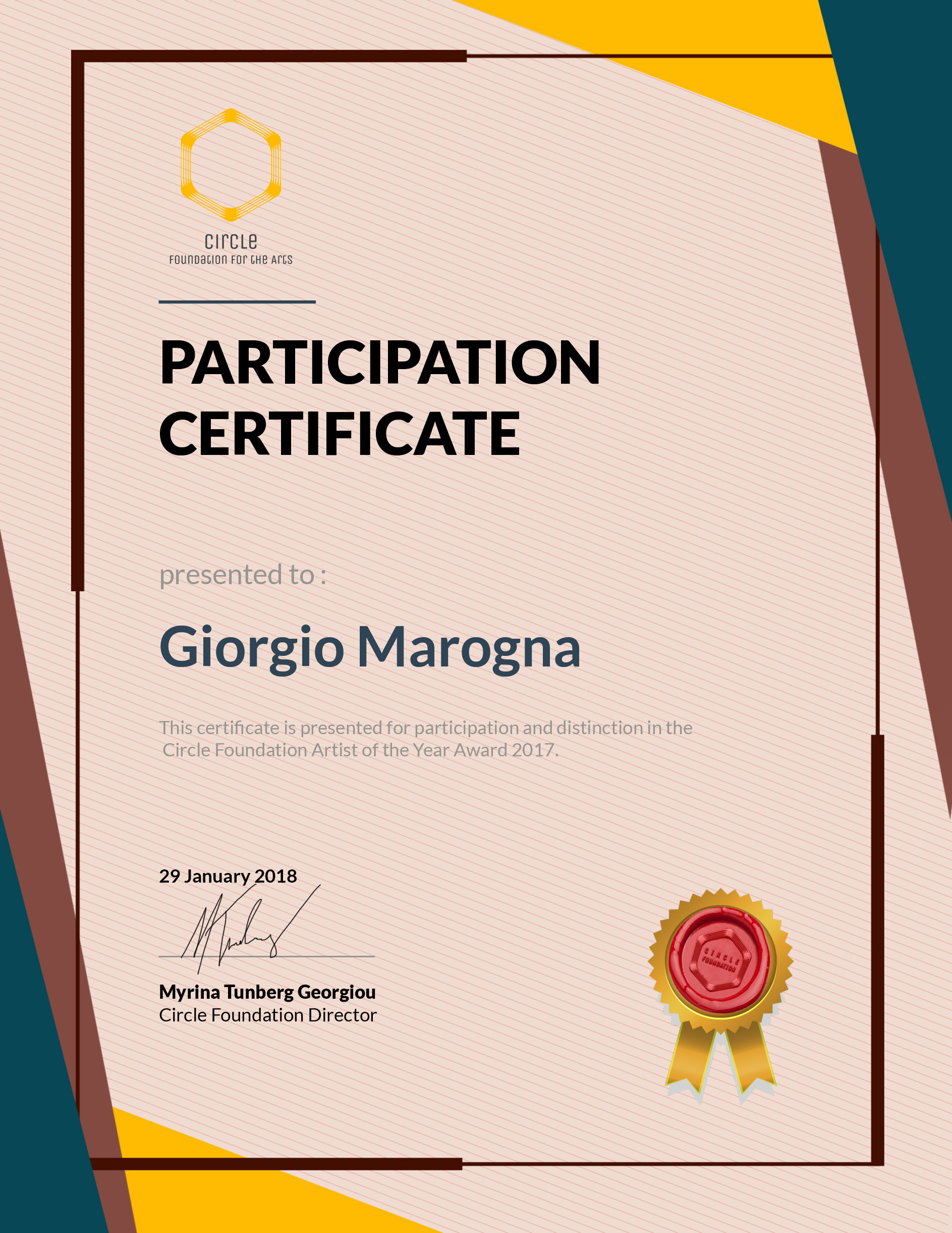 CircleFoundation-Certificate-Giorgio Marogna